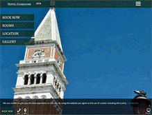 Tablet Screenshot of mobile.hotelgiorgione.com